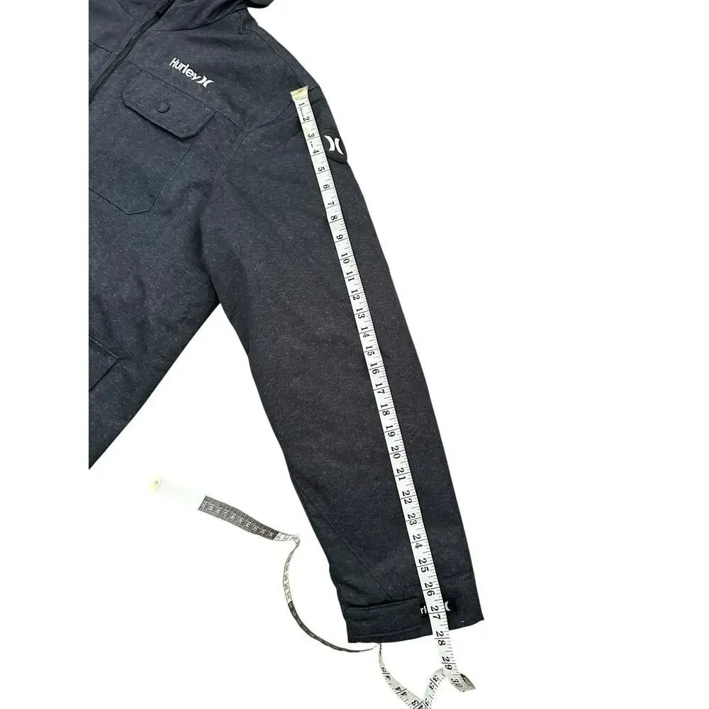 Men's Hurley Vinson Sherpa Lined Jacket Size XL Gray